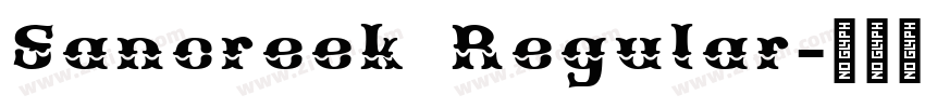 Sancreek Regular字体转换